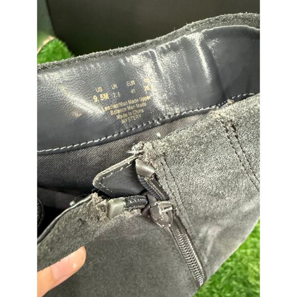 Carlos Santana- Grey- Suede Heeled Boots- Size 9.5W - Picture 10 of 10